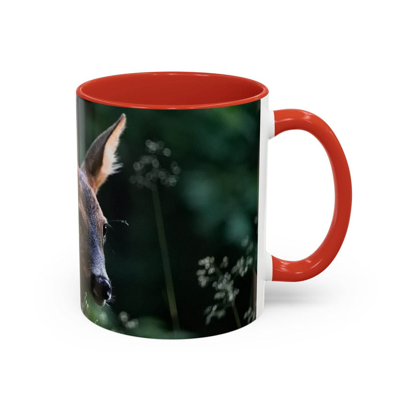 Tasse mit Hirsch-Print im Natur-Stil
