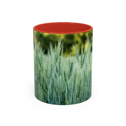 Mug - Wheat Field Design Coffee Mug - A Pretty Print