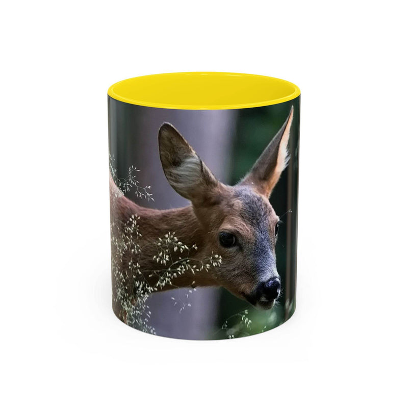 Nature-Inspired Deer Ceramic Mug - A Pretty Print
