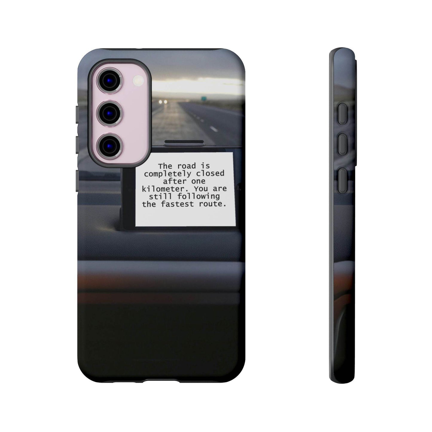 Phone Case - Digital Route Planner Design with Humorous Message