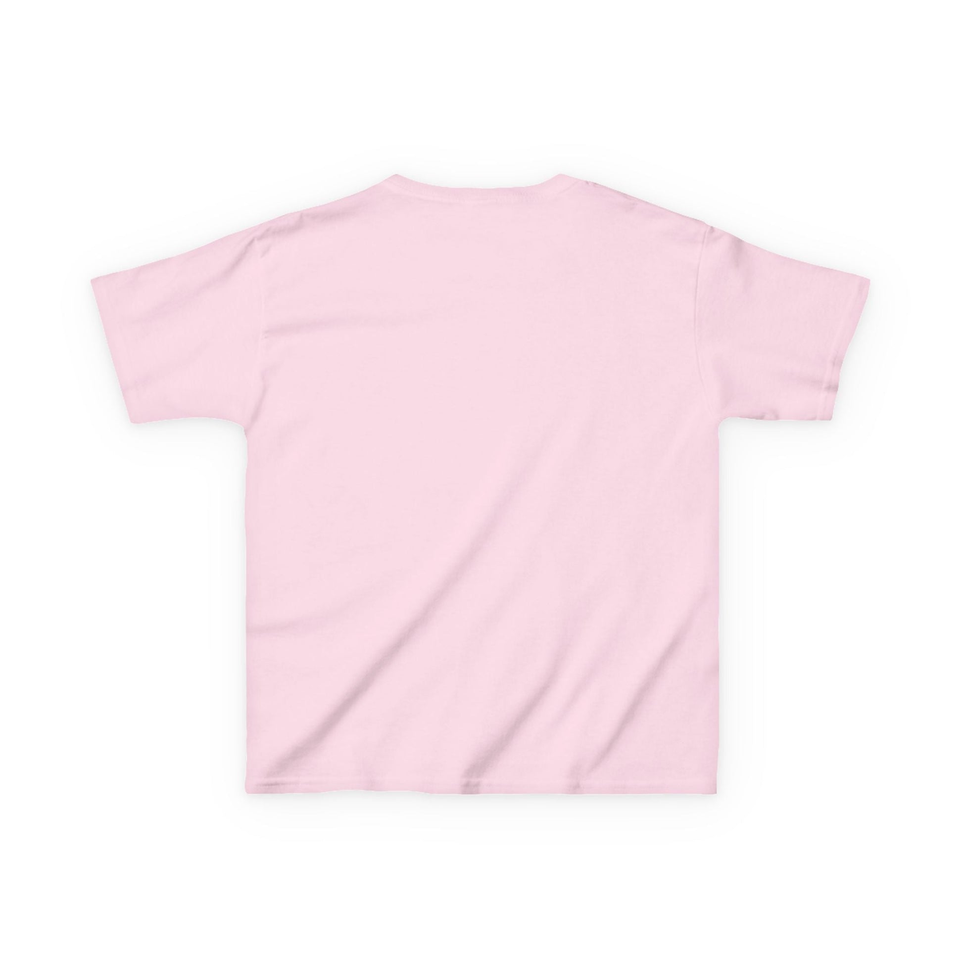 Kids pink tee for horse-loving child, soft breathable cotton.