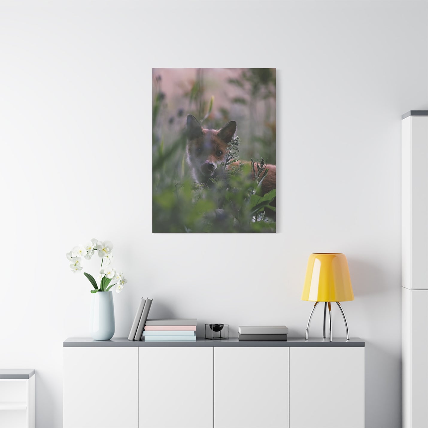 Premium 30″ x 40″ | 76.20 cm x 101.60 cm wildlife photography print on a 1.25″ | 3.18 cm stretched matte canvas.