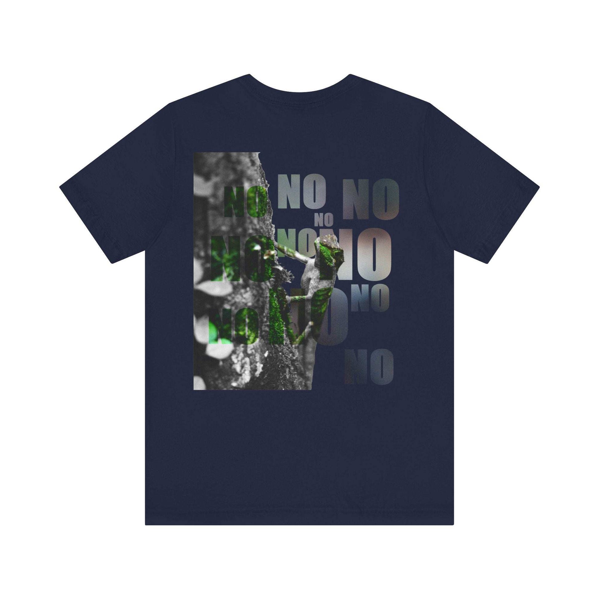 Diploderma Nature Print Unisex Tee featuring a bold nature graphic and text design, suitable for casual or outdoor wear.