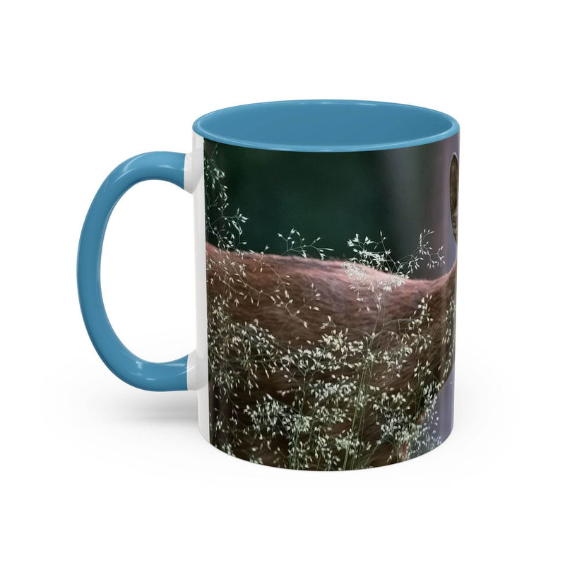 Tasse mit Hirsch-Print im Natur-Stil
