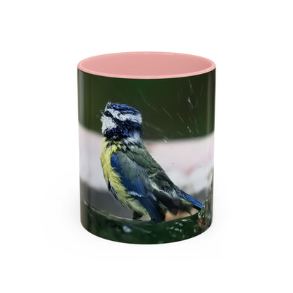 Bathing Blue Tit Mug