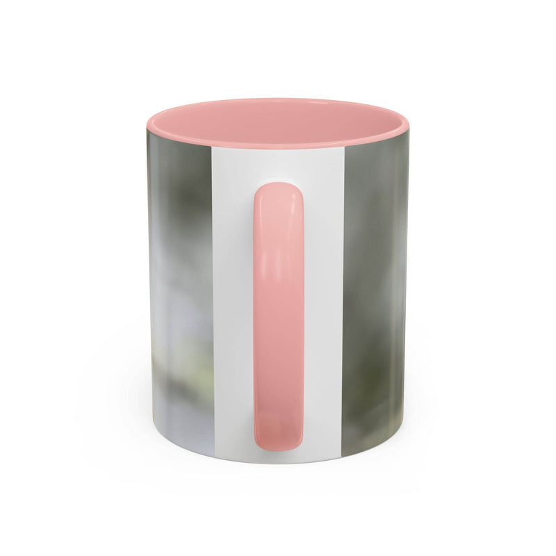 Mug - Pretty Dragonfly Design, White Ceramic