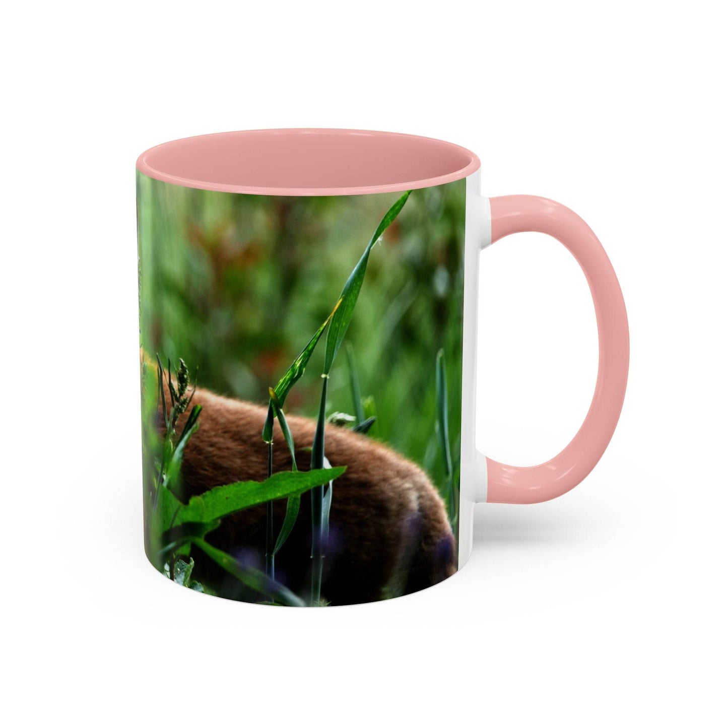 Fox-Inspired Accent Coffee Mug, Nature Lover Gift, Animal Mug, Wildlife Decor, - A Pretty Print