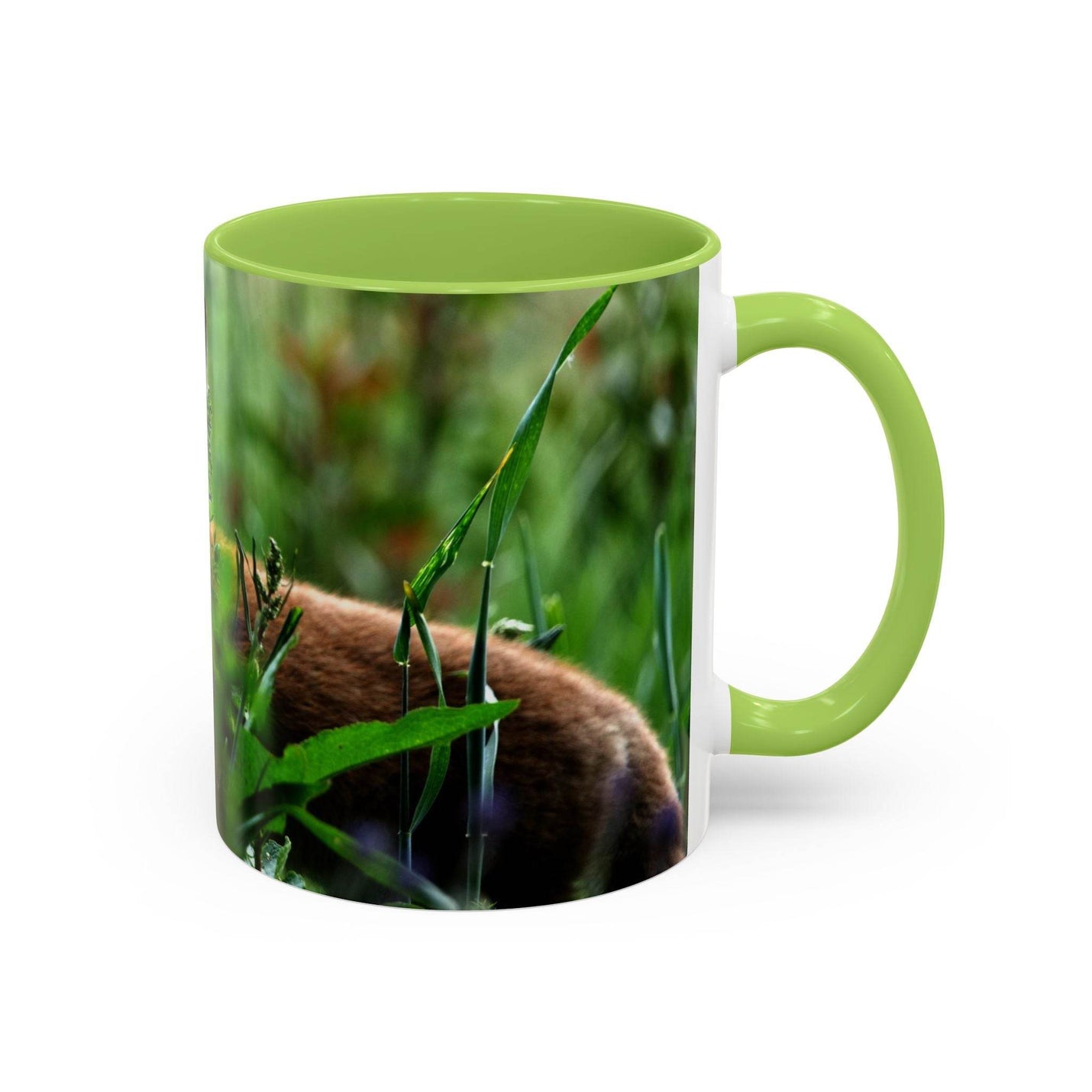 Fox-Inspired Accent Coffee Mug, Nature Lover Gift, Animal Mug, Wildlife Decor, - A Pretty Print