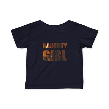 infant tee cute girl naughty girl animal lover gift infant tee In