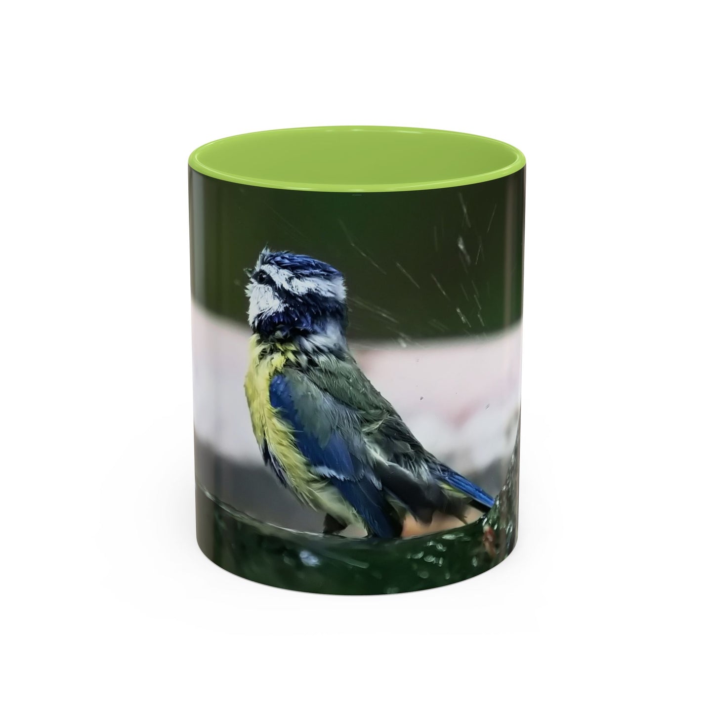 Bathing Blue Tit Mug