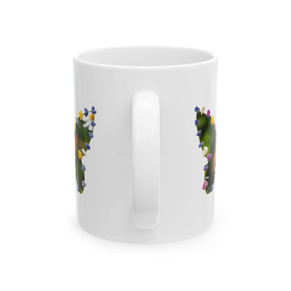 Butterfly Floral Ceramic Coffee Mug — 11oz & 15oz