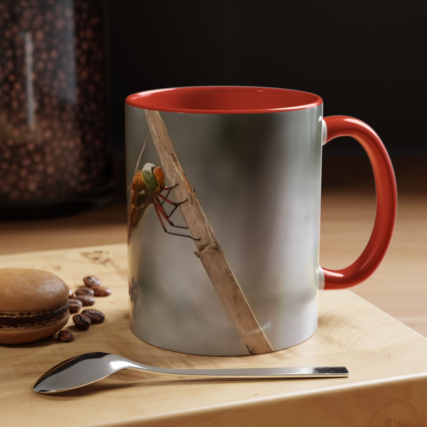 Tasse - Hübsche Kaffeetasse mit Libellen-Akzent