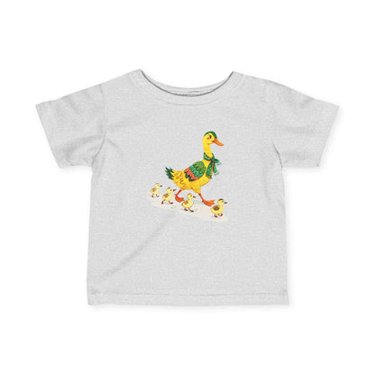 Infant Tee - Mother Duck with Little Ducks Design - A Pretty Print
