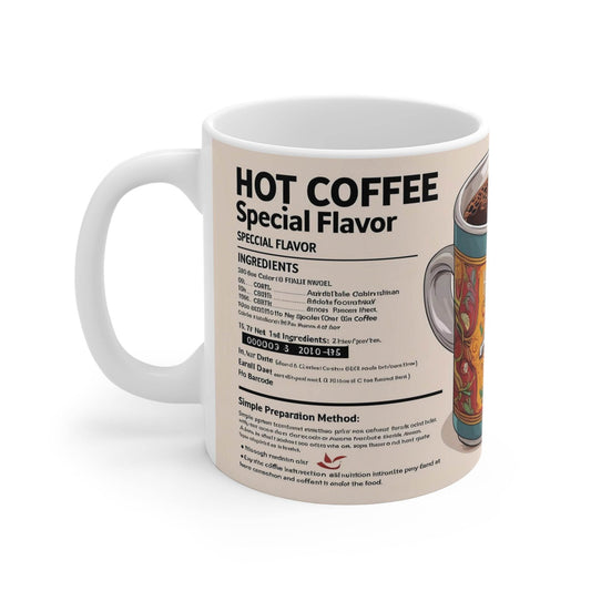 Coffee Cups - Hot Coffee Special Flavour - A Pretty Print
