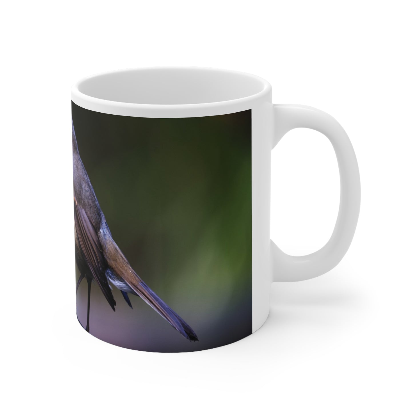 Mug - Robin Mug, White Ceramic 11oz