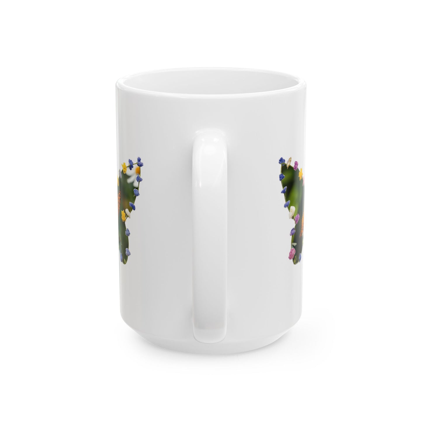Butterfly Floral Ceramic Coffee Mug — 11oz & 15oz