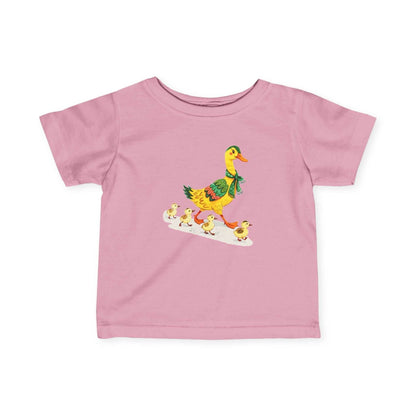 Infant Tee - Mother Duck with Little Ducks Design - A Pretty Print